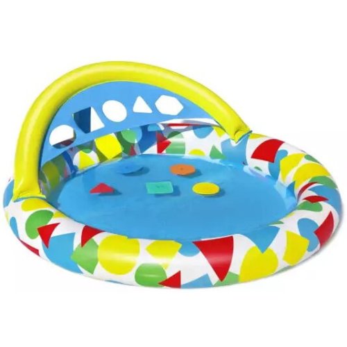 Bestway piscina gonflabila pentru copii Bestway, splash & learn kiddie pool, 1.20m x 1.17m x 46cm