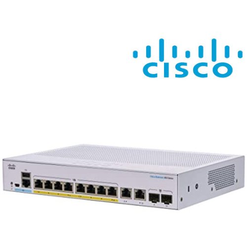 Cisco Cisco CBS350-8T-E-2G-EU, Gestionate, L2/L3, Gigabit Ethernet (10/100/1000)