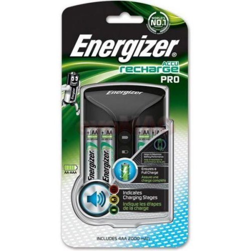Energizer Battery charger ENERGIZER Pro Charger + 4 rechargeable Power Plus AA batteries