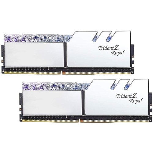 G.SKILL G.SKILL F4-4400C18D-16GTRS G.Skill Trident Z Royal DDR4 16GB (2x8GB) 4400MHz CL18 1.4V XMP 2.0 Silver