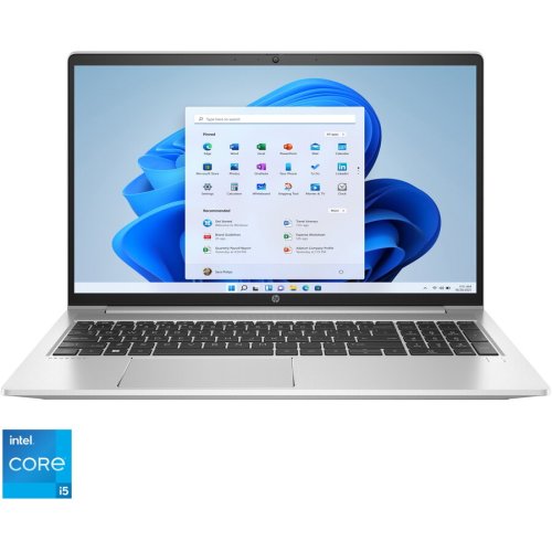 HP Laptop HP ProBook 450 G9 cu procesor Intel® Core™ i5-1235U pana la 4.40 GHz, 15.6'', Full HD IPS, 16GB DDR4, 1TB SSD, GeForce MX570 2GB, Windows 11 Pro, Silver
