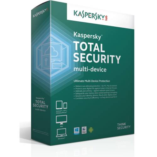 Kaspersky Kaspersky Total Security Multi-Device European Edition 1PC 1An Licenta Reinnoire Electronica
