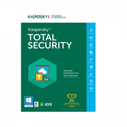 Kaspersky Kaspersky Total Security Multi-Device European Edition 3PC 1An Licenta Reinnoire Electronica