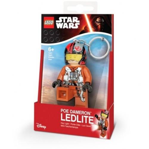 LEGO® Breloc cu lanterna LEGO Star Wars Poe Dameron (LGL-KE95)