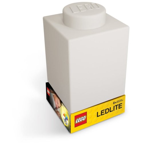 LEGO® LEGO Classic Lampă veghe LED din silicon 1x1 Alba (LGL-LP40)