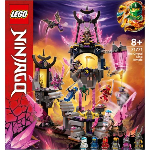 LEGO® LEGO® NINJAGO® - Templul regelui Cristal 71771, 703 piese