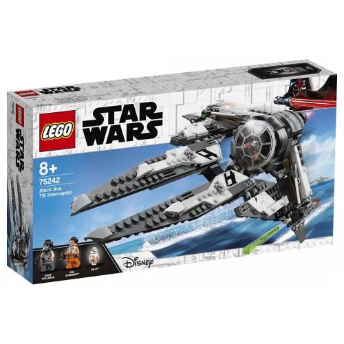 LEGO® LEGO Star Wars - TIE Interceptor Asul negru 75242