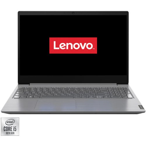 Lenovo Laptop Lenovo V15 IML cu procesor Intel Core i5-10210U, 15.6, Full HD, 12GB, 512GB SSD, Intel UHD Graphics, No OS, Iron Grey