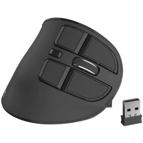 Natec mouse wireless natec euphonie, 2400 dpi, usb/bluetooth, negru