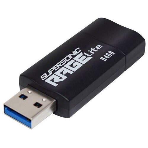 Patriot Memorie USB PATRIOT MEMORY Supersonic Rage Lite 64GB USB 3.2 Gen1 Black