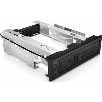 RAIDSONIC Icy Box Trayless Mobile Rack for 3.5'' SATA/SAS HDD, Black
