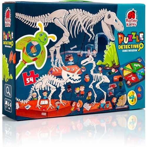 Roter Kafer Puzzle Detectiv Muzeul cu Dinozauri 54 piese Roter Kafer RK1080-05