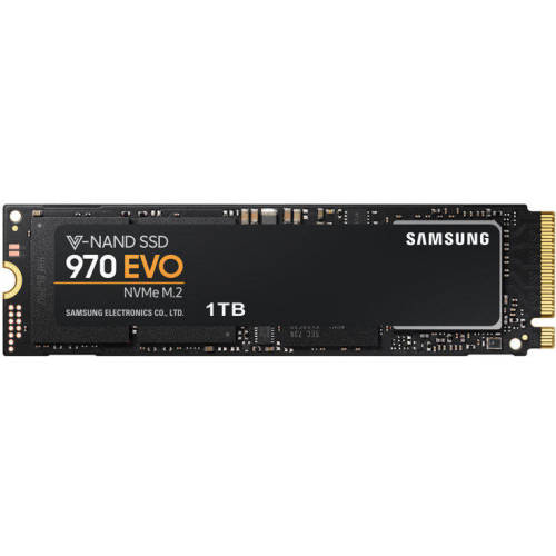 Samsung Samsung SSD 970 EVO 1 TB, M.2 NVMe PCIE x4, 3500 MB/sec/2500 MB/sec 5 yrs ( 600 TBW*)