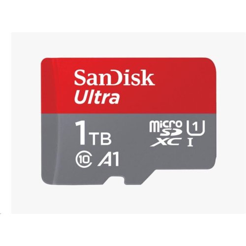 Sandisk Card e memorie SanDisk Ultra microSDXC, 1TB, 120MB/s, A1 Class 10 UHS-I + SD Adapter
