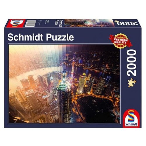 Schmidt puzzle schmidt - shanghai zi si noapte, 2000 piese