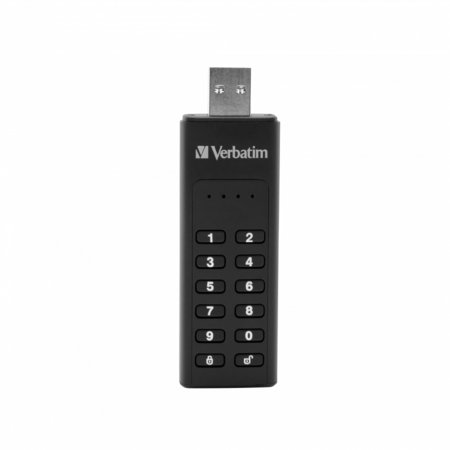 Verbatim Memorie USB Verbatim Keypad Secure 64GB USB 3.0 Negru