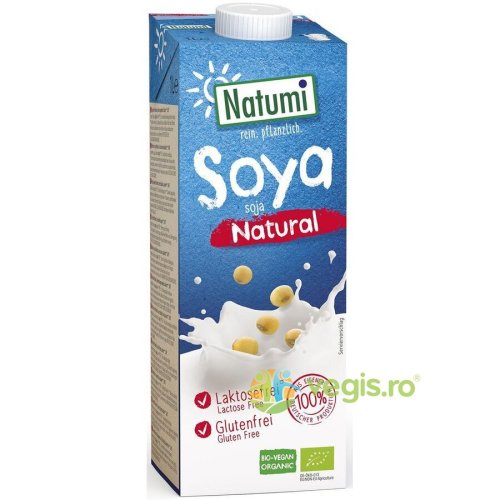 Bautura (lapte) de soia fara zahar ecologica/bio 1l