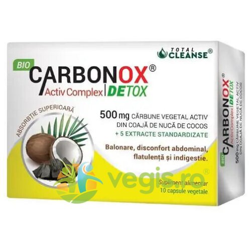 Bio Carbonox Activ Complex Detox 10cps vegetale