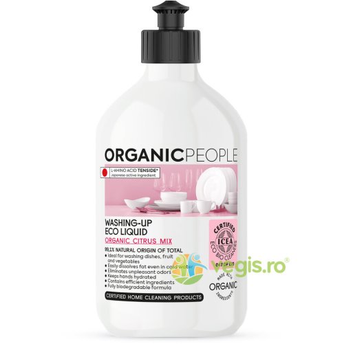 Detergent pentru Vase cu Citrice Ecologic/Bio 500ml