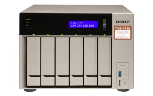 NAS Qnap TVS-673E-4G 4xGigabit 6-bay 4GB RAM fara HDD-uri