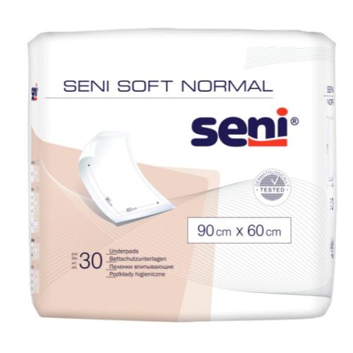 Aleze de Protectie - Seni Soft Normal Underpads 90x60cm, 30 buc