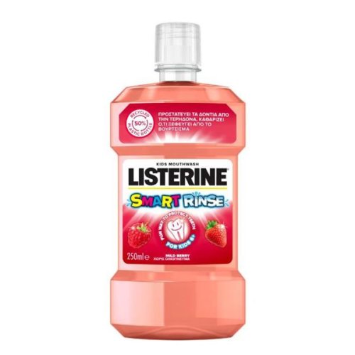 Apa de Gura pentru Copii 6+ - Listerine Smart Rinse For Kids 6+, 250 ml