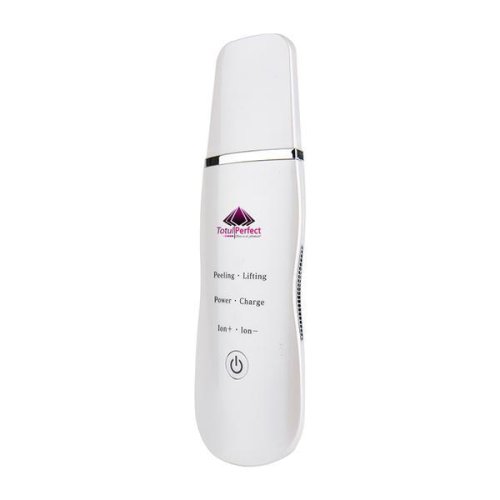 Aparat Cosmetic Skin Scrubber TotulPerfect, Peeling Exfoliator Facial, Multi-Functional Face Lifting Beauty Machine, White