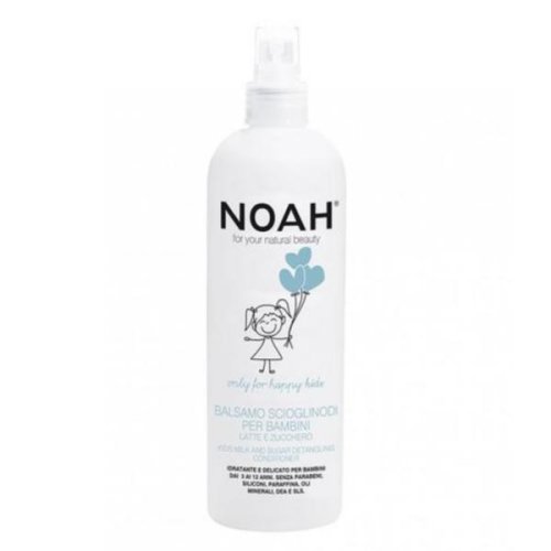 Balsam spray pentru descurcarea parului cu lapte & zahar pentru copii Noah, 250 ml