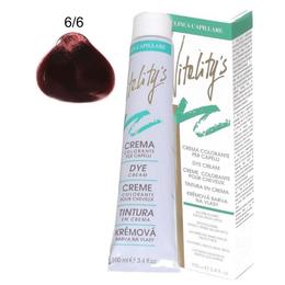 Vitality's - Crema coloranta permanenta - vitality's linea capillare dye cream, nuanta 6/6 dark auburn blond, 100ml
