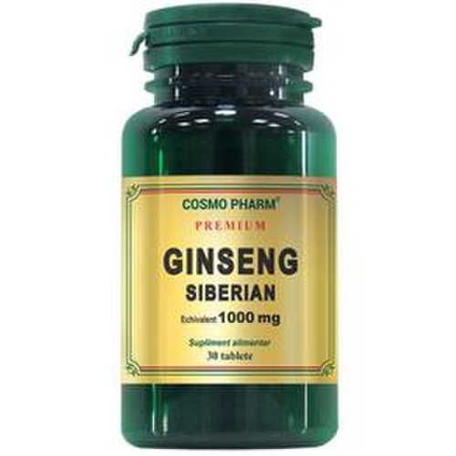 Ginseng Siberian Cosmo Pharm Premium, 30 tablete