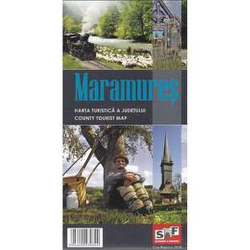 Harta judetului Maramures, editura Schubert & Franzke