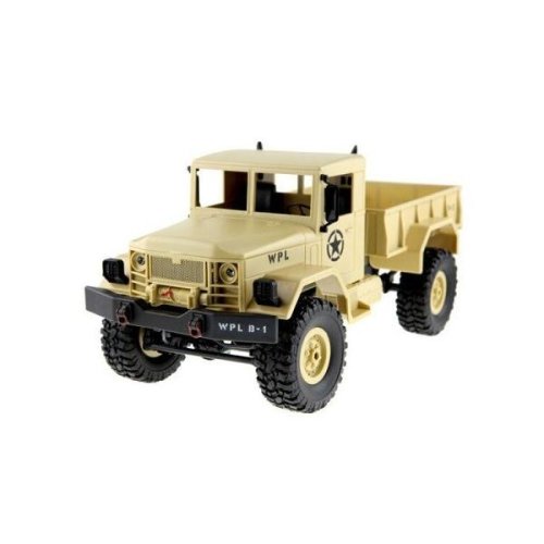 Jucarie camion militar 1:16 WPL-B14R 4x4, bej - Gonga