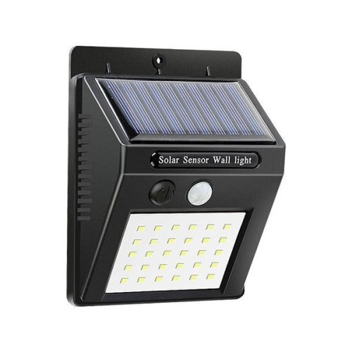 Lampa Solara cu 30 Led-uri Senzor de Miscare Acumulator Li-Ion 1200 mAh Oprire Automata G Glixicom® 