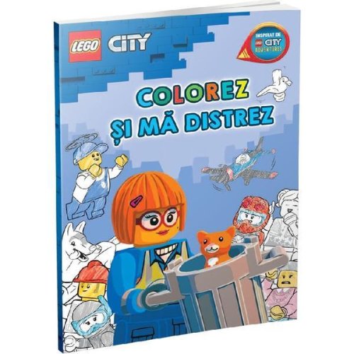 Lego City: Colorez si ma distrez. Carte de colorat, editura Gama
