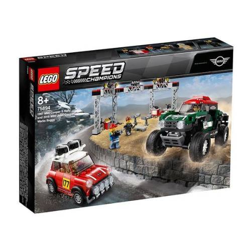Lego Speed Champions - Mini Cooper S Rally si automobil sport 2018 MINI John Coope