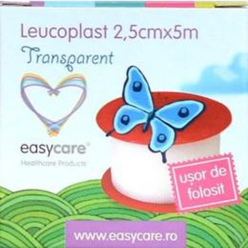 Leucoplast Transparent Easy Care, 2.5cm x 5m