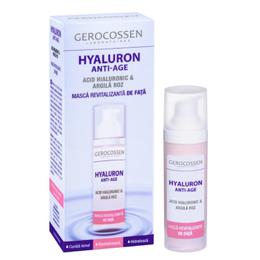 Masca de fata cu Acid Hialuronic si Argila Roz Hyaluron Anti-Age Gerocossen, 30 ml