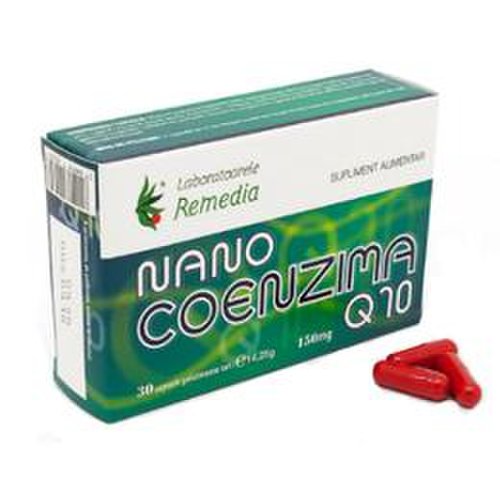 Nano coenzima q10 150 mg remedia, 30 capsule