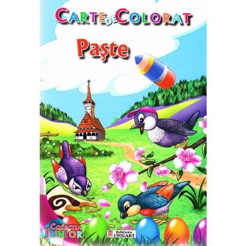 Paste - Carte de colorat, editura Unicart
