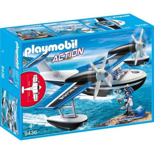 Playmobil Action Hidroavionul politiei