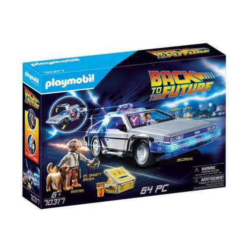 Playmobil City Action Inapoi in viitor Delorean