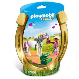 Playmobil Country - Ingrijitor si ponei cu inimioare 