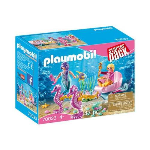 Playmobil Magic Set trasura cu caluti de mare
