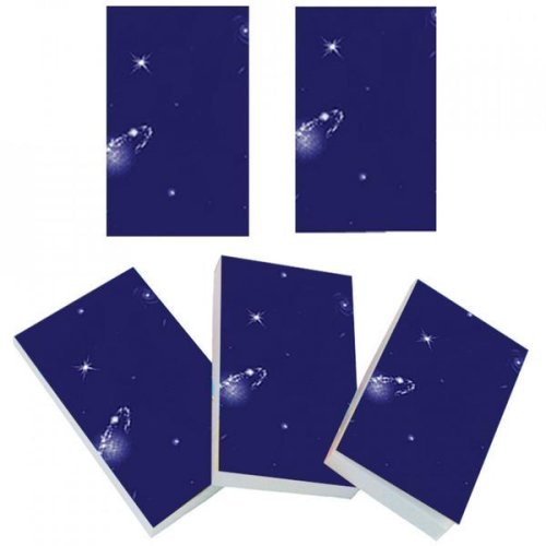 Set 5 carnetele de buzunar Cosmos, 5 x 8 cm, 100 foi veline