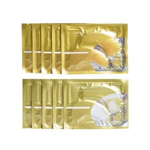 Liyal'an - Set masca de fata collagen eye bag mask - 10 bucati, liyal'an, coenzima q10, glicerina, ulei de ricin, vitamin a si c, 6 g/buc