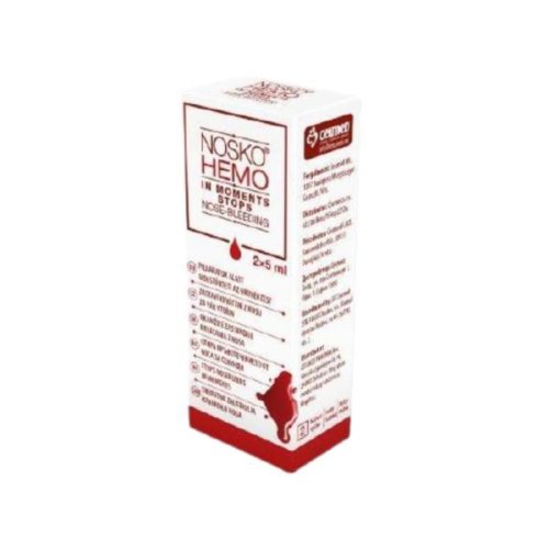 Tratament gel pentru sângerări nazale Nosko Hemo, 2 x 5 ml