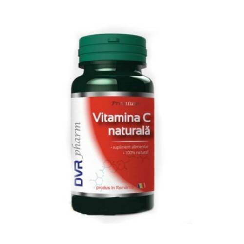 Vitamina C Naturala DVR Pharm, 60 capsule