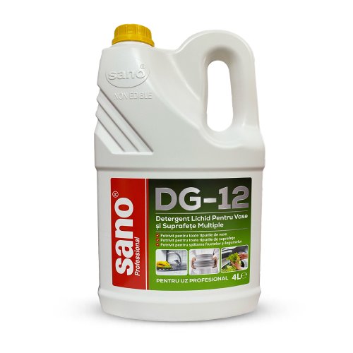 Detergent Lichid Pentru Vase si Suprafete Multiple SANO PROFESSIONAL DG-12 4L