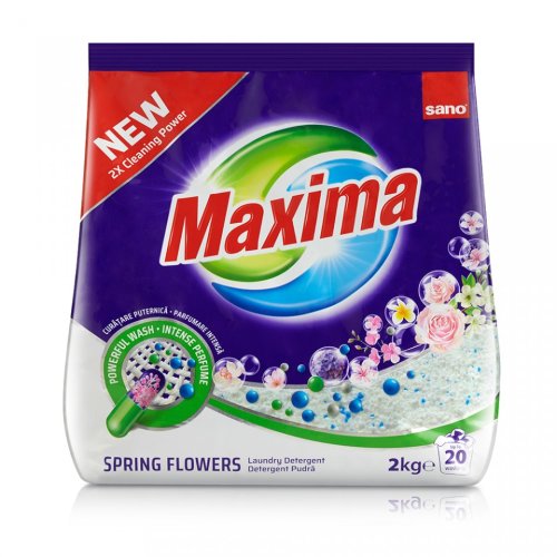 Detergent pudra Sano Maxima Spring Flowers (20sp) 2kg
