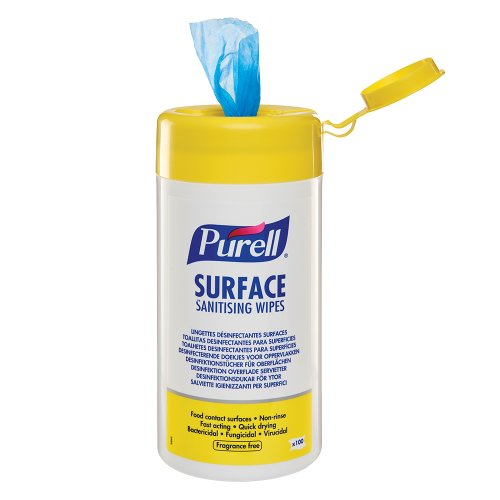 Servetele dezinfectante Purell Surface pt suprafete 100 portii/pachet